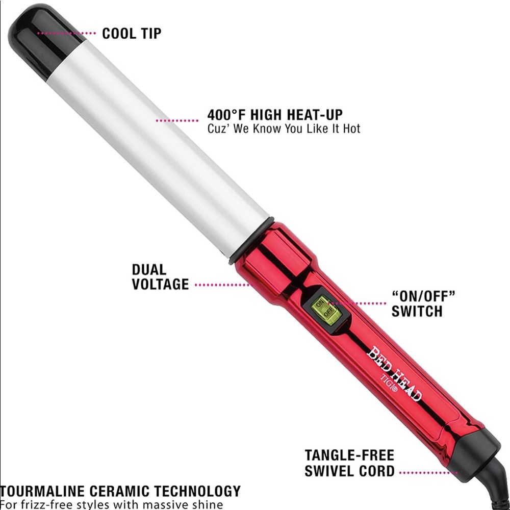 Bedhead Curling Wand 1 1/2” in great condition!